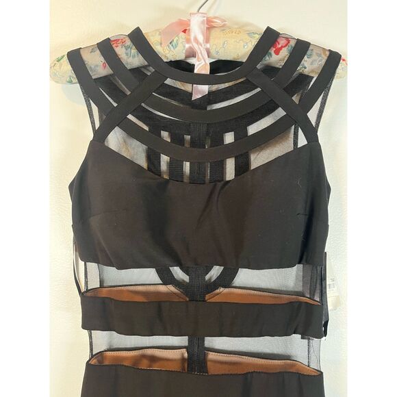 NWT Betsy & Adam Long Bodycon Dress with Cutouts - Picture 11 of 12